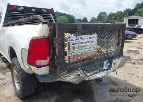 2012 Ram 2500 Slt из США, поврежденный, VIN 3C6UD5JL5CG156473